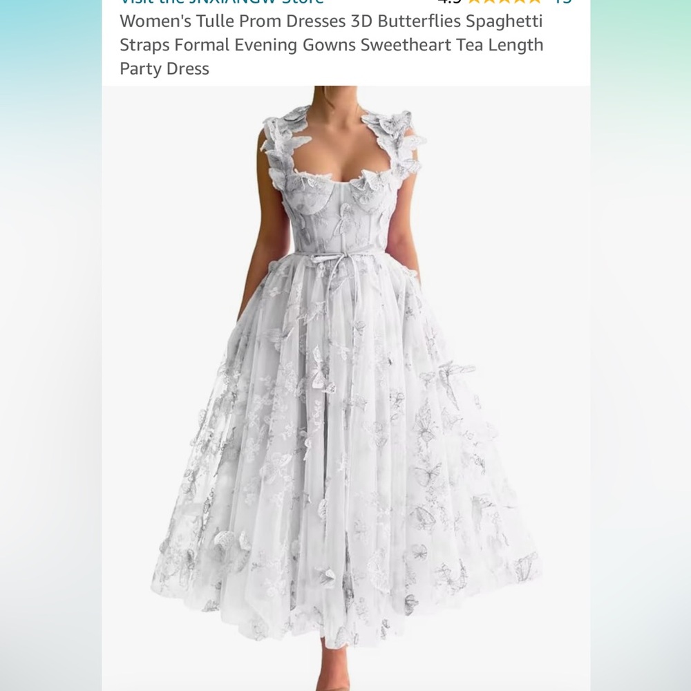 Medium party dress white
